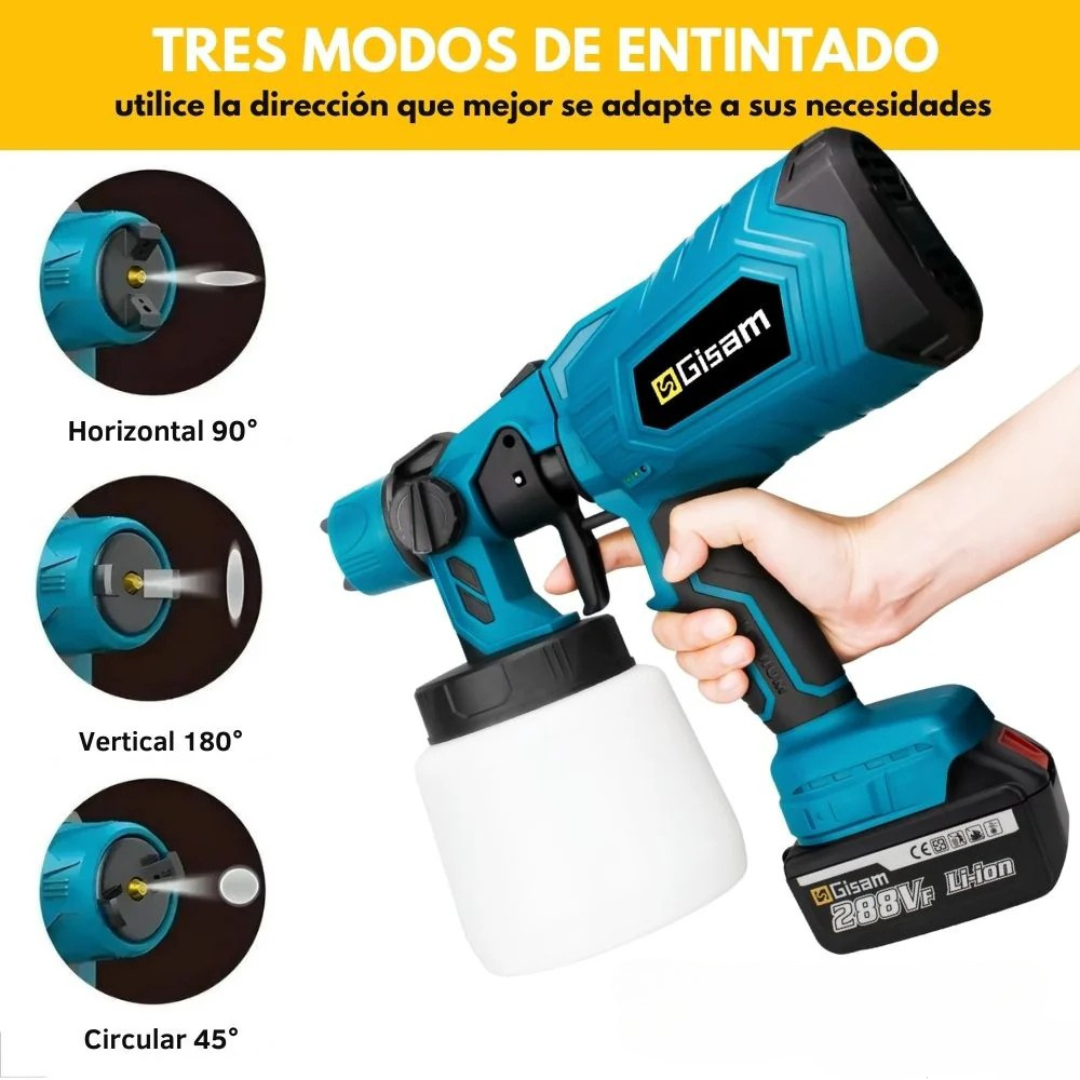 SprayMaster PRO™ - Pistola Pulverizadora Inalámbrica Profesional