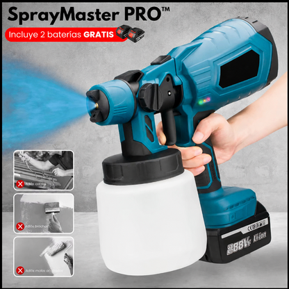SprayMaster PRO™ - Pistola Pulverizadora Inalámbrica Profesional