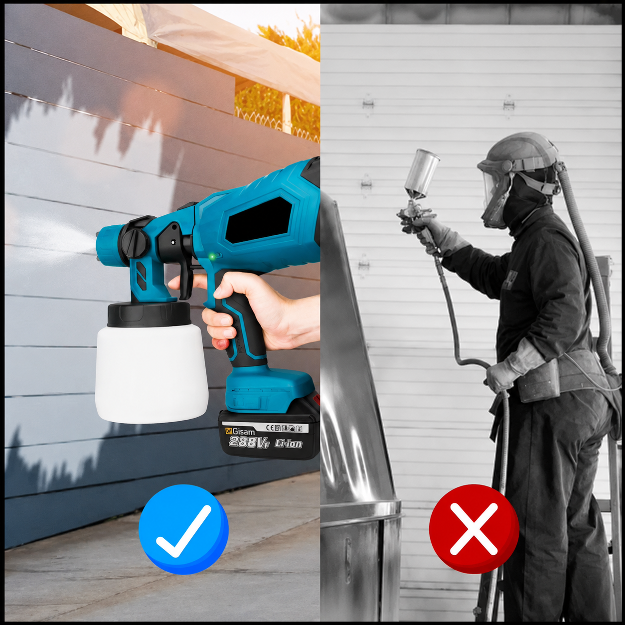 SprayMaster PRO™ - Pistola Pulverizadora Inalámbrica Profesional